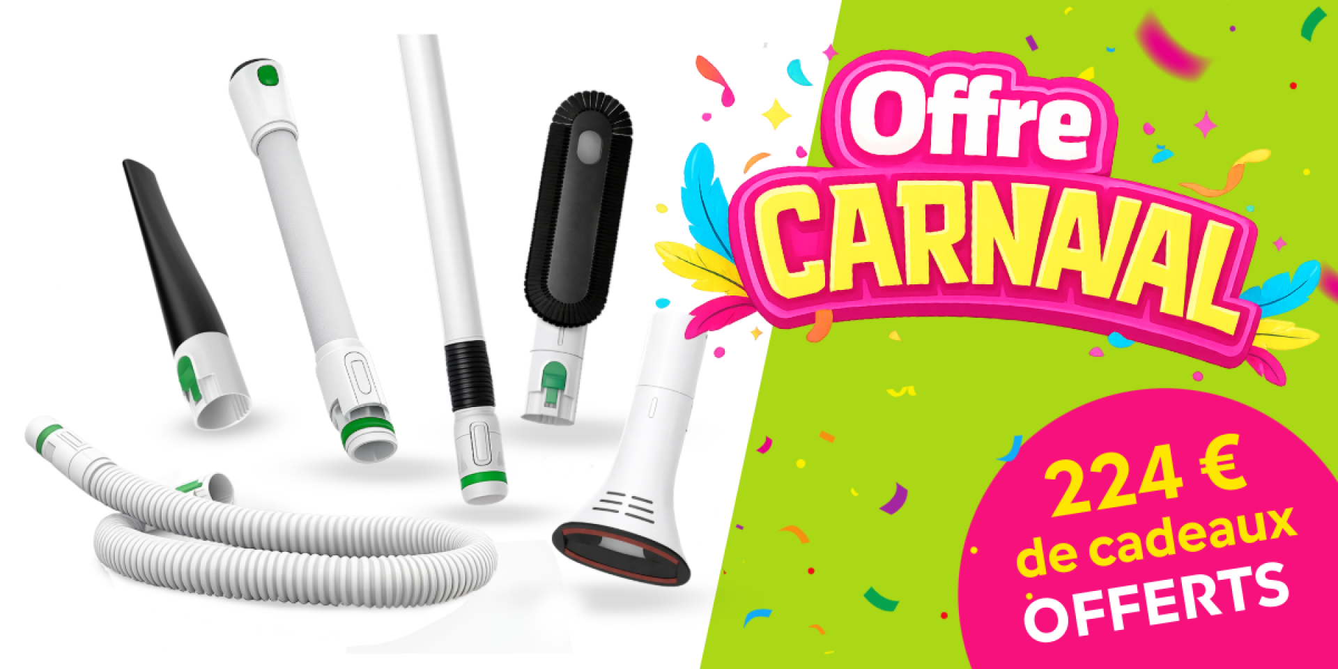 Offre Carnaval Kobold VK7 Compo 3 + accessoires offerts 224 € - Février