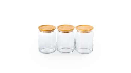 Lot de 3 bocaux de conservation Thermomix (3x1L)