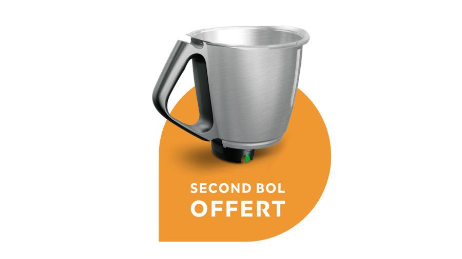 Offre Février Thermomix TM6 : 2e bol + Découpe-Minute + Spirale offerts