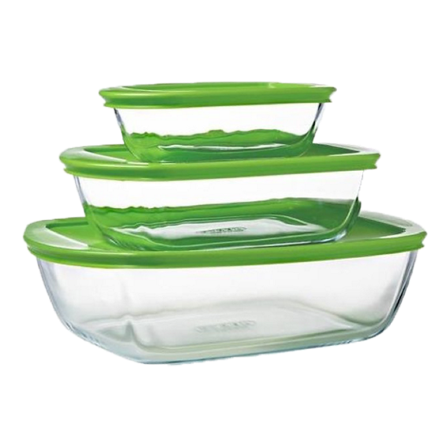 Lot de 3 Plats Pyrex