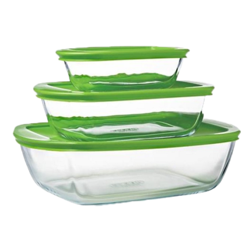 Lot de 3 Plats Pyrex