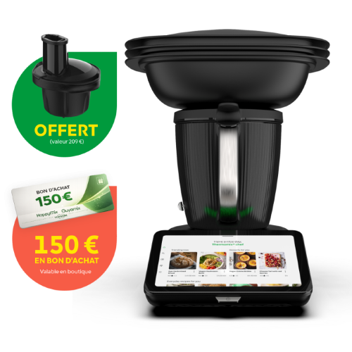 Offre Thermomix de Juillet TM7 + Découpe-Minute Offert + 150€ en bon d'achat