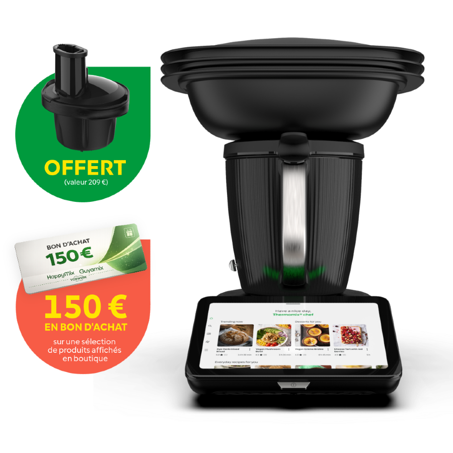 Offre Thermomix de Juillet TM7 + Découpe-Minute Offert + 150€ en bon d'achat