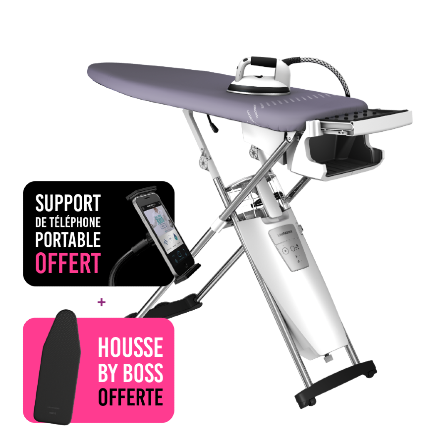 Laurastar S PURE Xtra + support de téléphone et housse by BOSS offerts – Novembre 2026