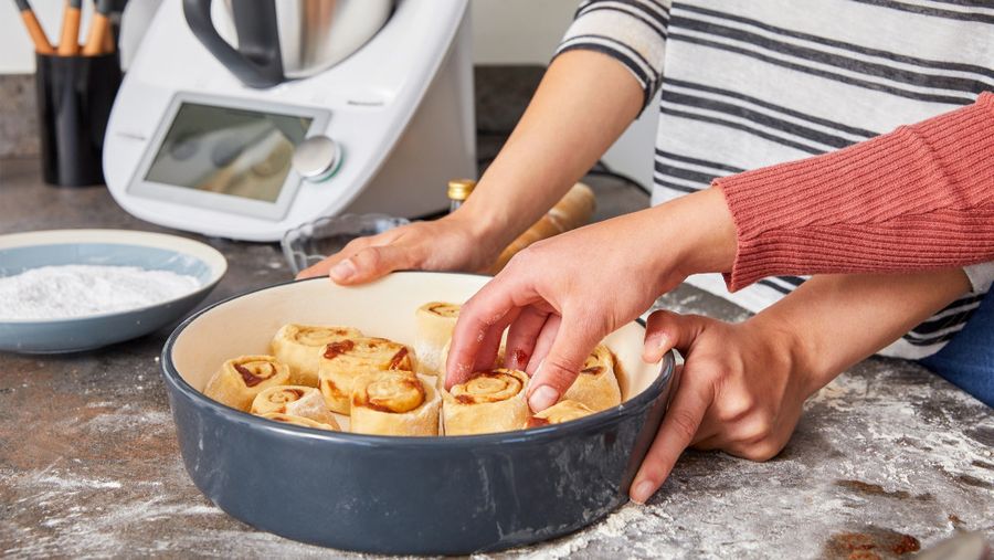 Plat Anna en grès rond Thermomix