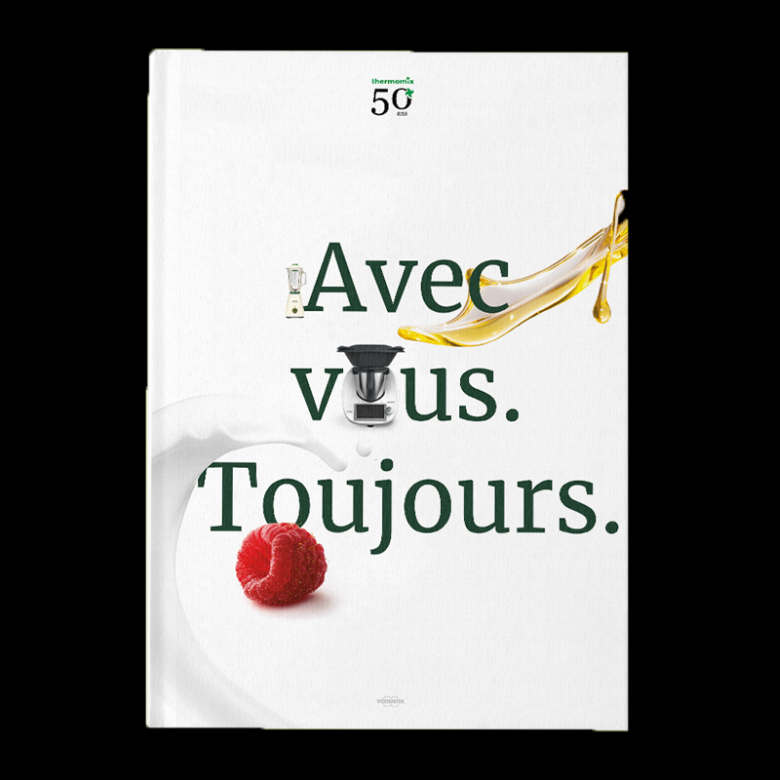 LIVRE AVEC VOUS TOUJOURS 50 ANS THERMOMIX